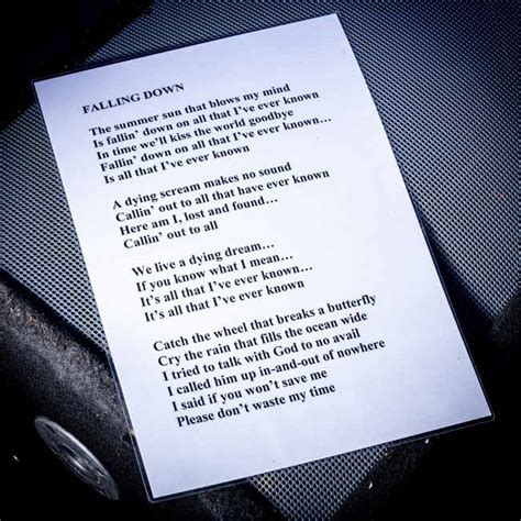 lyrics for falling down|falling down lyrics oasis.